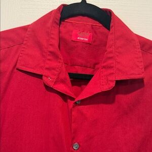 Alfani Men's Vibrant Red Shirt Jacket